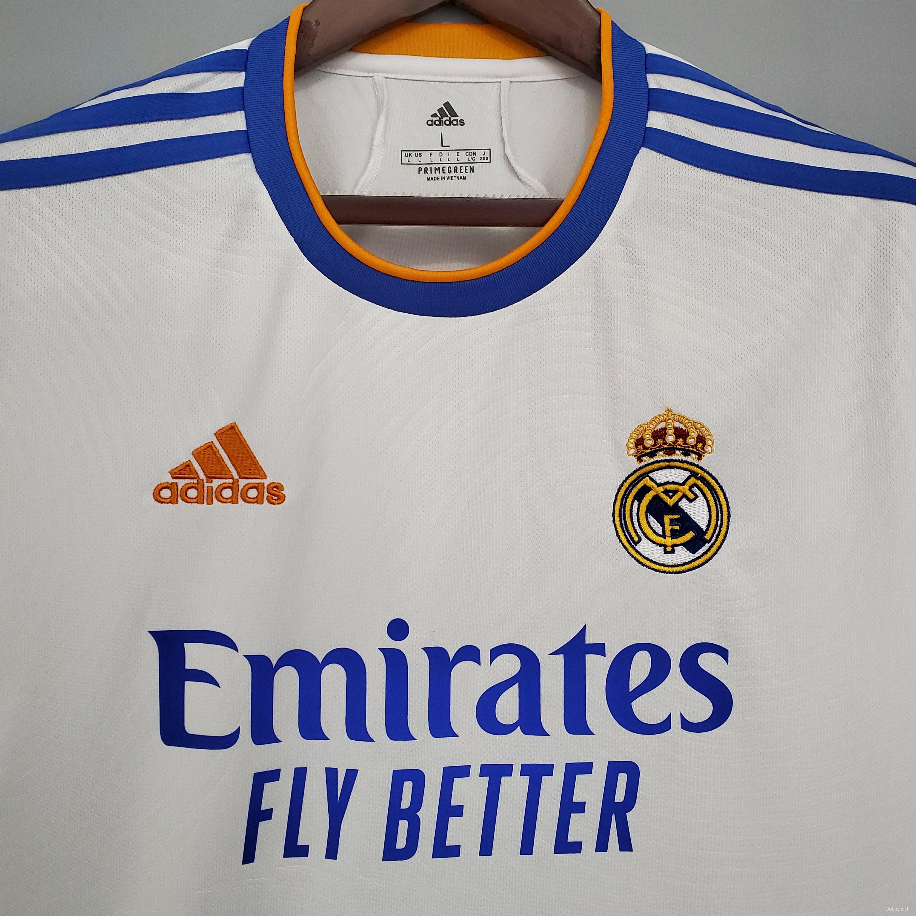 21/22 Real Madrid home Soccer Jersey