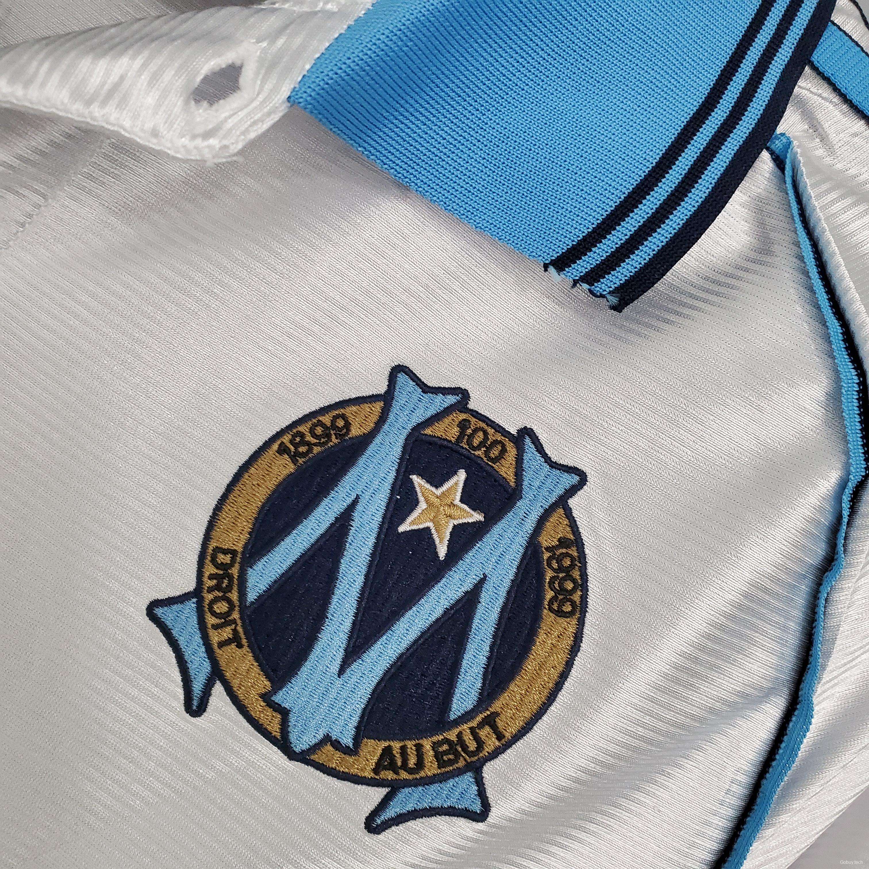 Retro 98/99 Marseille home Soccer Jersey