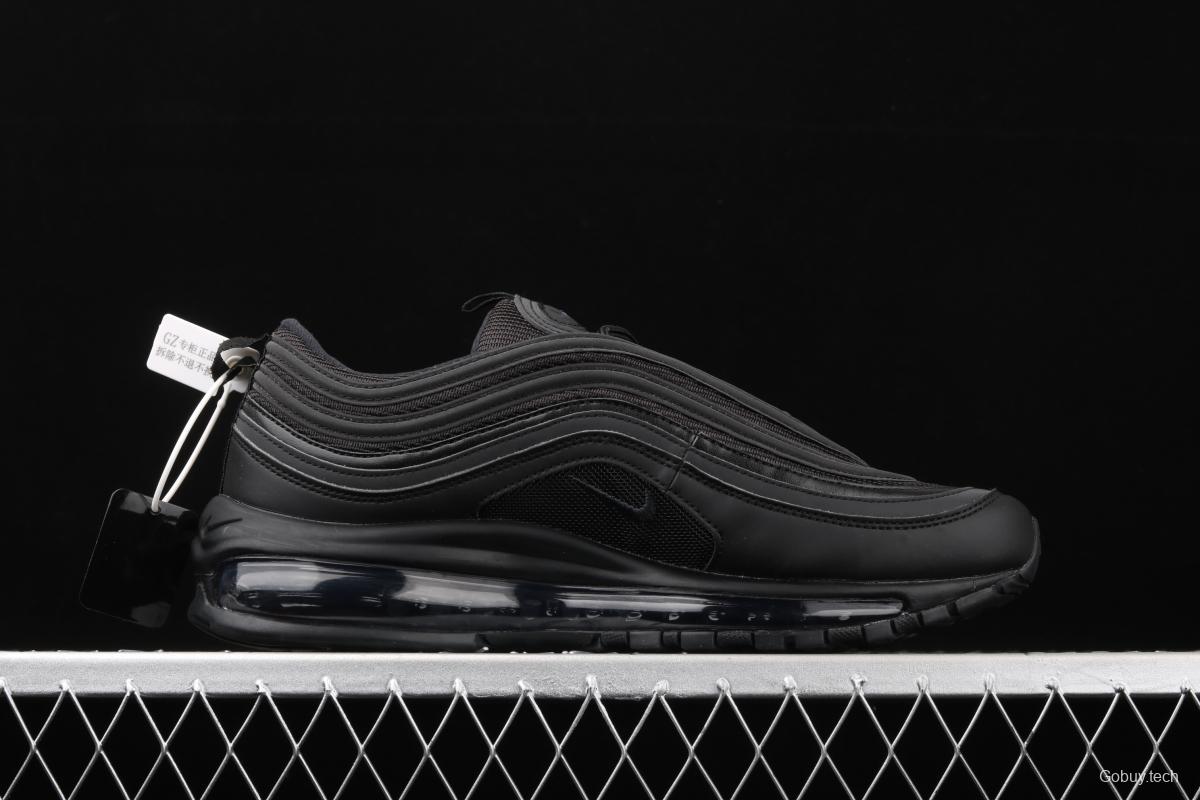 NIKE Air Max 973M reflective all-black bullet air cushion running shoes BQ4567-001