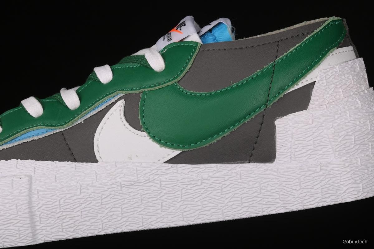 Sacai x NIKE Blazer Low co-signed Trail Blazers low-top casual board shoes DD1877-001