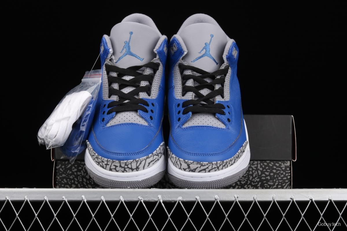 Air Jordan 3 Varsity Royal AJ3 Joe 3 head Royal Blue CT8532-400