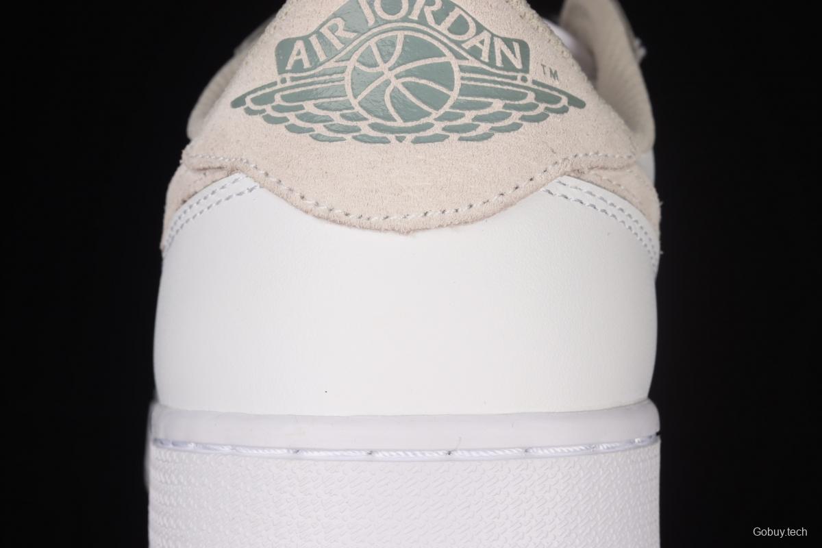 Air Jordan 1 Low low-top rice white ash culture leisure sports board shoes CZ0775-100