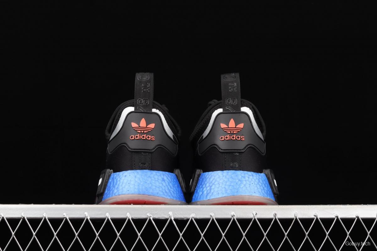 Nasa x Adidas ZX 2K Boost FX6819 joint clover popcorn vintage running shoes