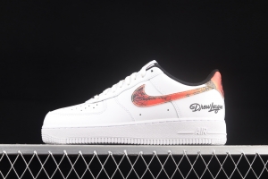 NIKE Air Force 1x 07 Emb low-top sports leisure board shoes DM7578-100