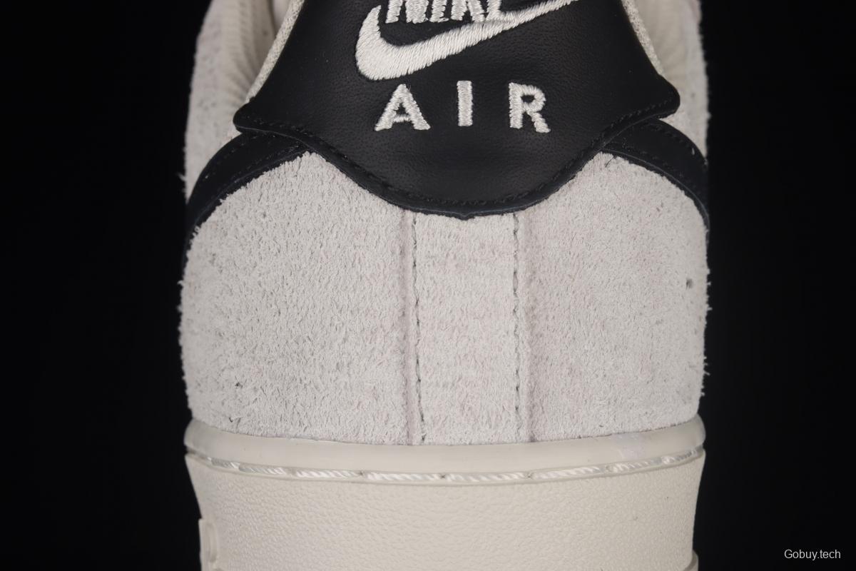 NIKE Air Force 1x 07 Low gray-black hook low-top casual board shoes BG5120-315