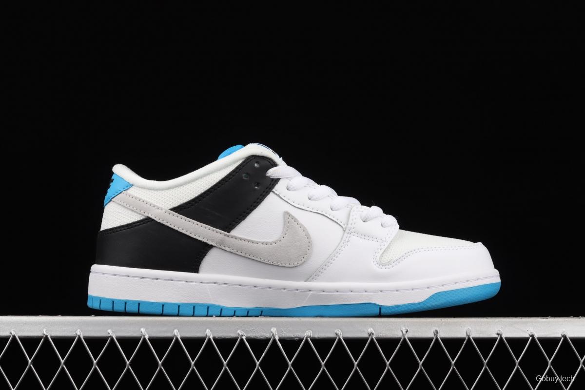 NIKE SB DUNK Low Prm laser blue color SB buckle rebound fashion casual board shoes BQ6817-101