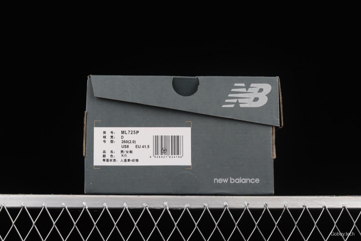 New Balance ML725 series retro single breathable retro daddy sports leisure running shoes ML725P