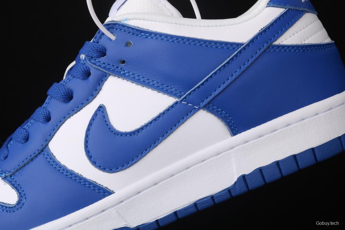 NIKE SB DUNK Low Pro Kentucky White Blue University of Kentucky Board shoes CU1726-100