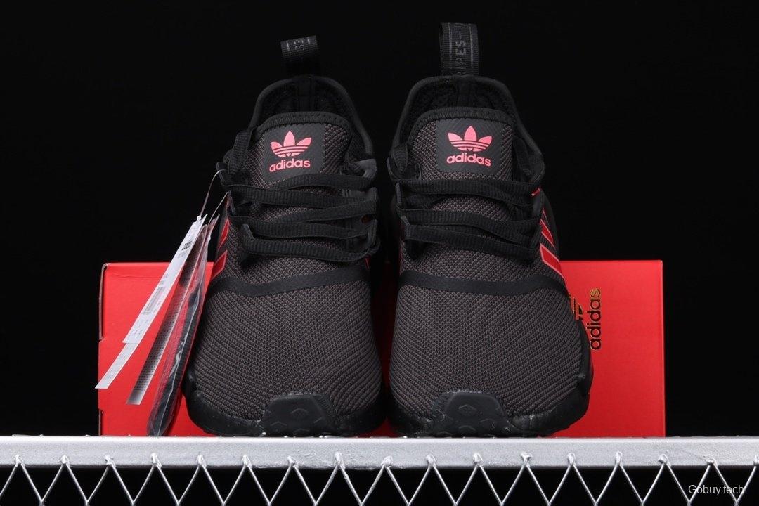 Adidas NMD_R1 G27576 year of Pig Limited Lion Dance embroidered running shoes Dongguan original large granule Super soft feet