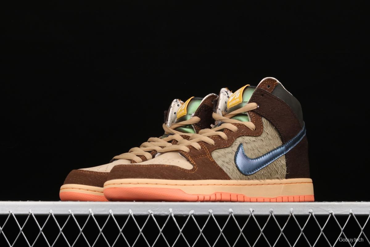 Concepts x NIKE SB DUNK High Mallard (wild duck) dunk series retro high top leisure sports skateboard shoes DC6887-200