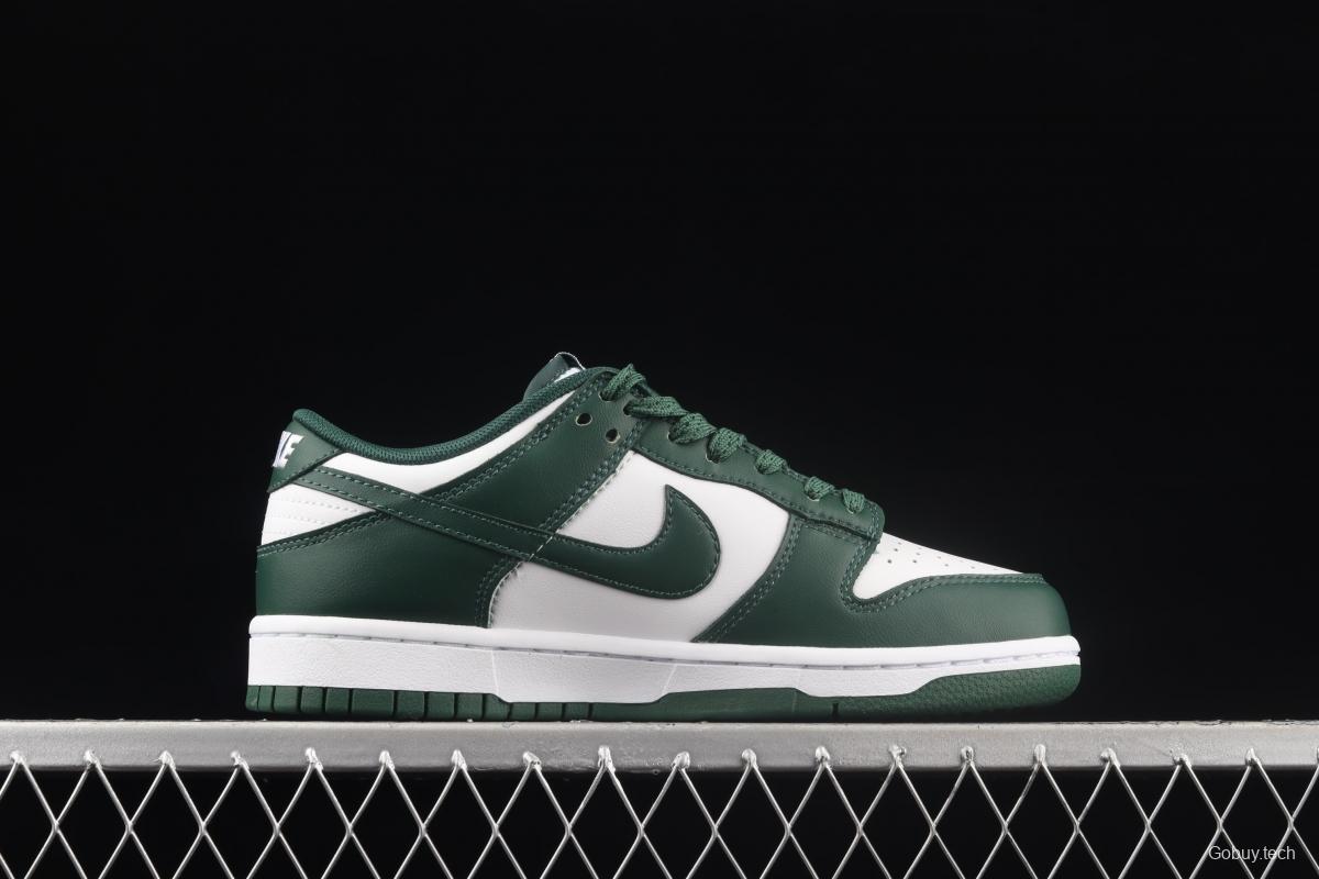 NIKE SB DUNK Low Team Green Michigan White and Green Slam Dunk Series low side Leisure Sports Skateboard shoes DD1391-101