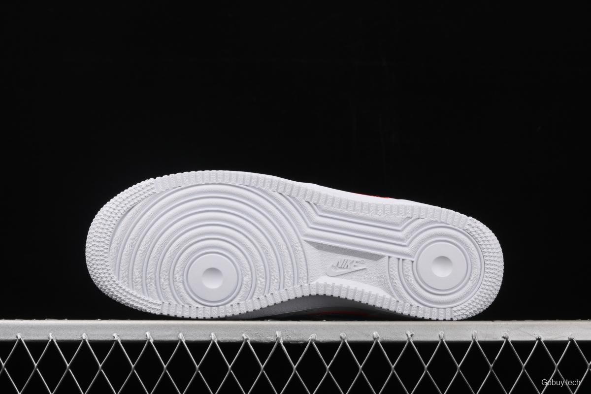 NIKE Air Force 1: 07 Hyun Color Air Force Joint style low-top Leisure Board shoes BV2551-100