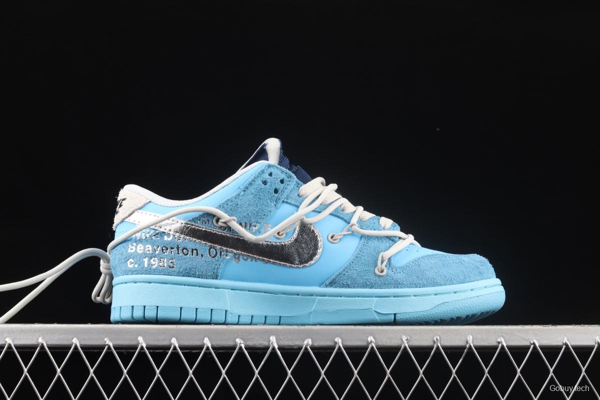 OFF-White x NIKE DUNK Low OW SB rebound fashion casual board shoes DJ0950-127,