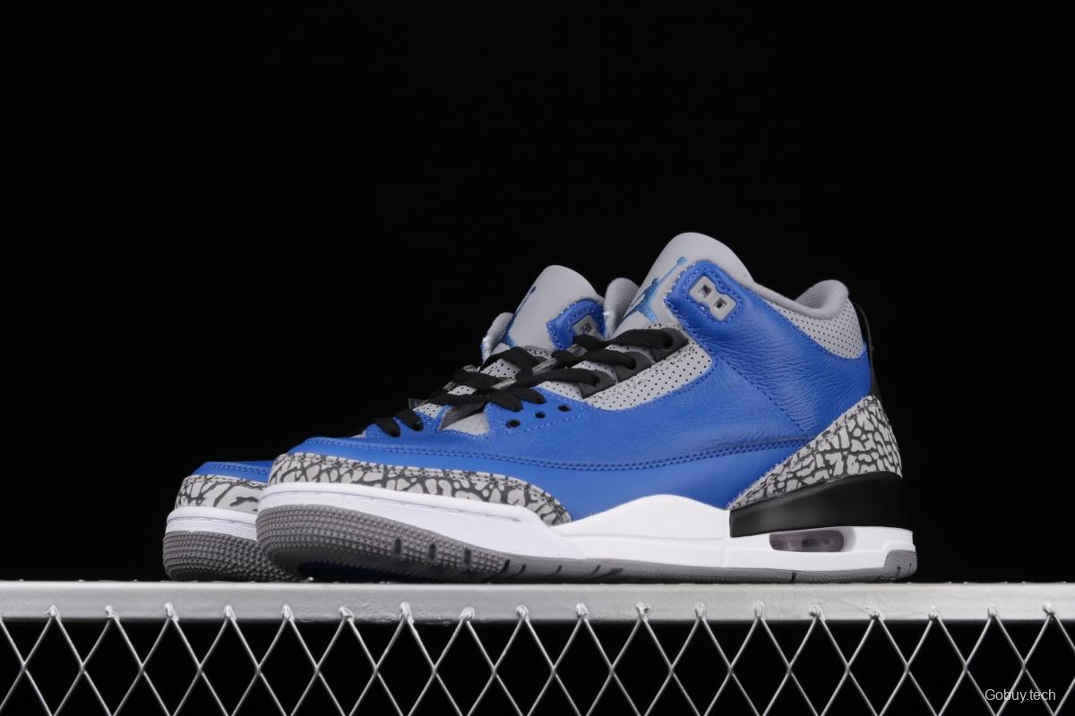 Air Jordan 3 Varsity Royal AJ3 Joe 3 head Royal Blue CT8532-400