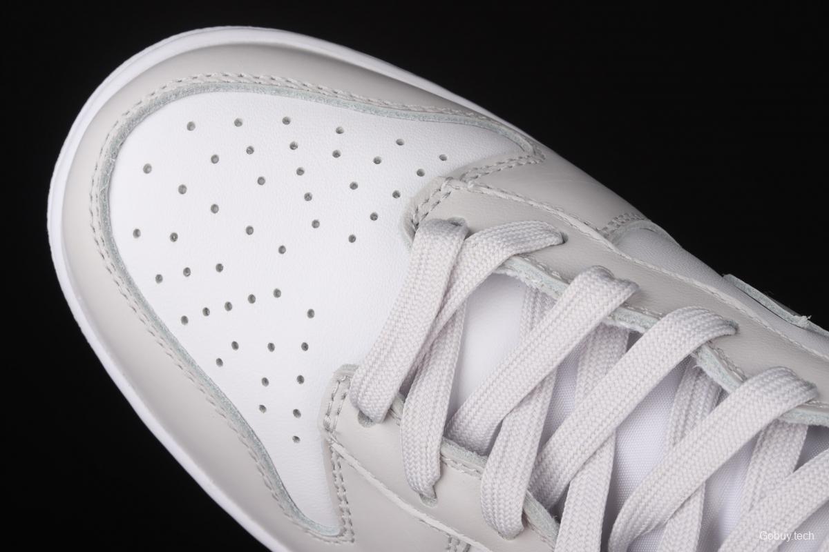 NIKE SB DUNK High white gray SB rebound high upper board shoes DD1399-100