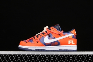 OFF-White x Future x NIKE DUNK Low Blue Orange DD0856-801