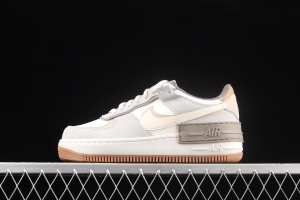 NIKE Air Force 1 ShAdidasow light weight heightened low-top board shoes DO7449-111,