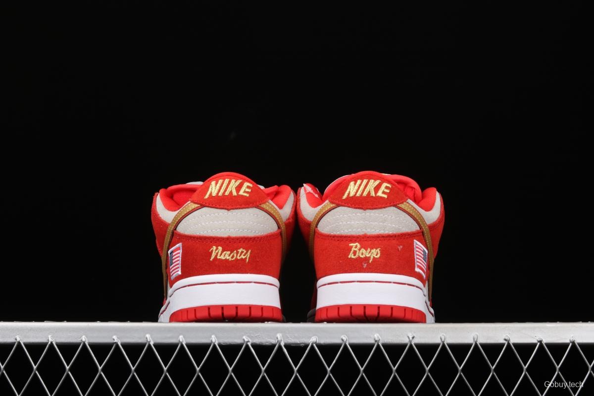 NIKE SB DUNK Low Nasty Boys American Flag Slam Dunk Series retro low-gang leisure sports skateboard 304292-610