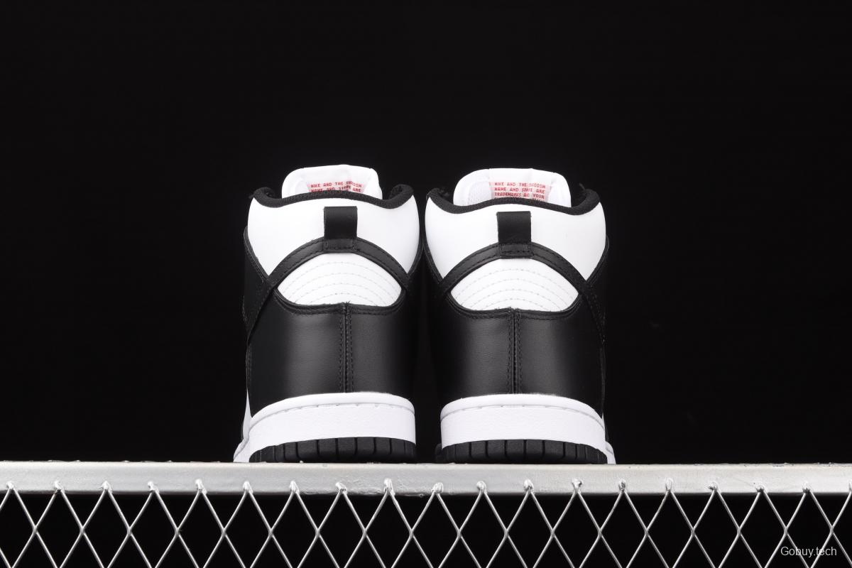 NIKE SB DUNK High black and white panda SB rebound high upper shoes DD1869-103