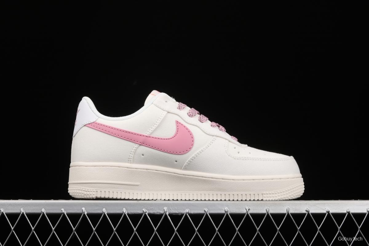 NIKE Air Force 1x07 canvas star low top casual board shoes 315122-105