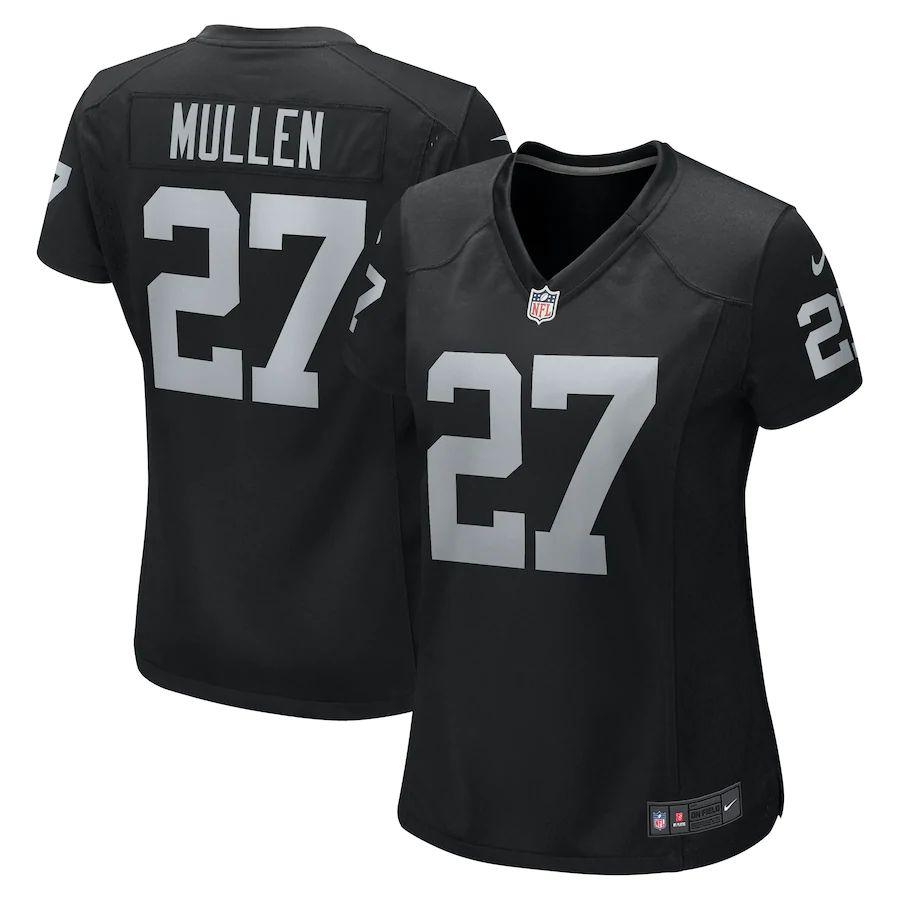 Women's Trayvon Mullen Black Player Limited Team Jersey