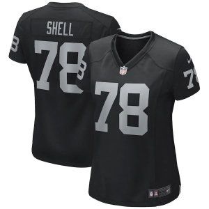 Women's Art Shell Black Retired Player Limited Team Jersey