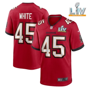 Men's Devin White Red Super Bowl LV Player Limited Team Jersey