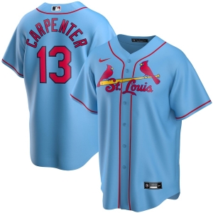 Men's Matt Carpenter Light Blue Alternate 2020 Player Team Jersey