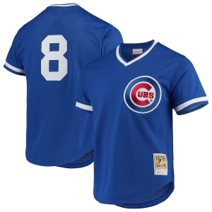 Men's Andre Dawson Royal Cooperstown Collection Mesh Batting Practice Throwback Jersey