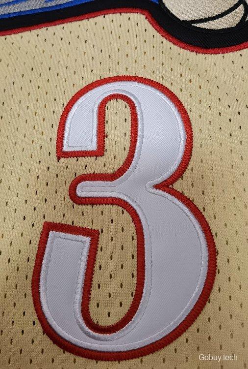 Men's Allen Iverson Golden Retro Classic Team Jersey