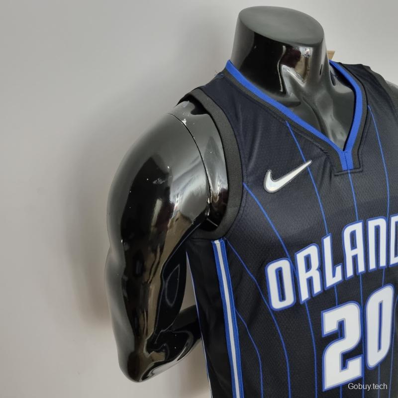 75th Anniversary Fultz#20 Orlando Magic Black NBA Jersey