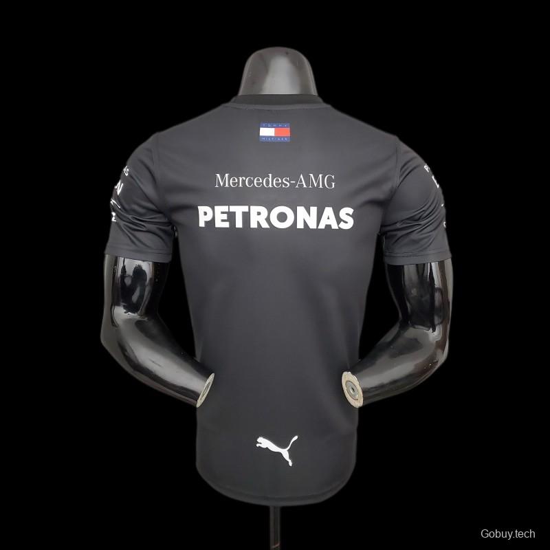 F1 Formula One Racing Suit; 2021 Mercedes Black 