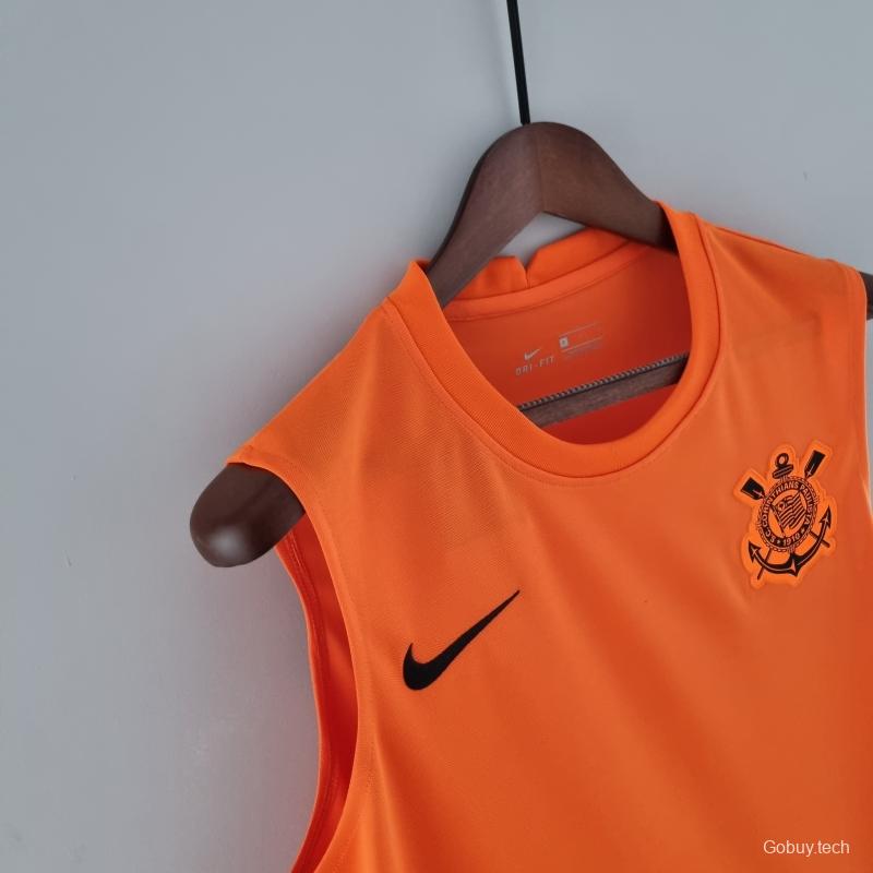 22/23 Corinthians Vest Pre-match Training Orange