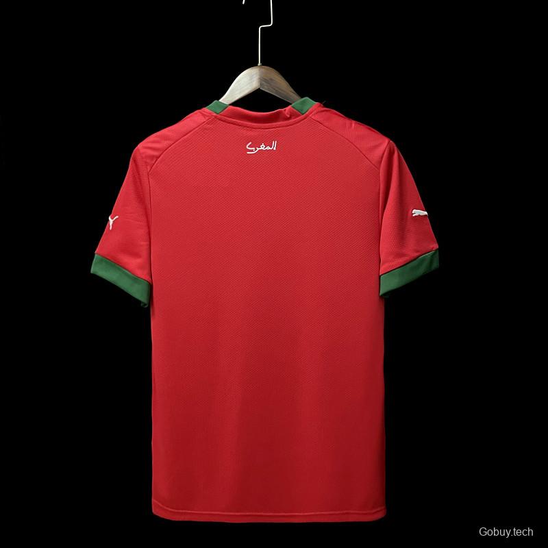 2022 Morocco Home Soccer Jersey