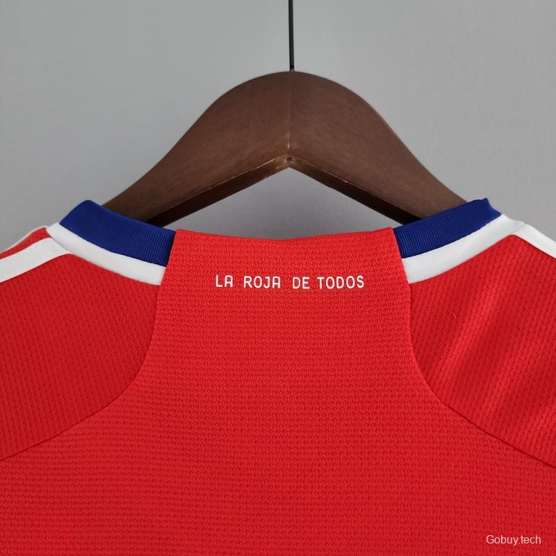 2022 Chile Home Soccer Jersey