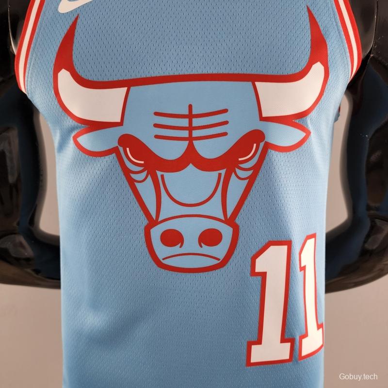 Chicago Bulls DeROZAN #11 Blue NBA Jersey