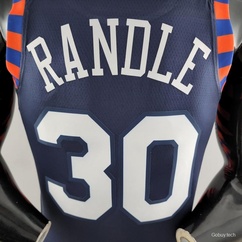 New York Knicks RANDLE #30 Striped NBA Jersey