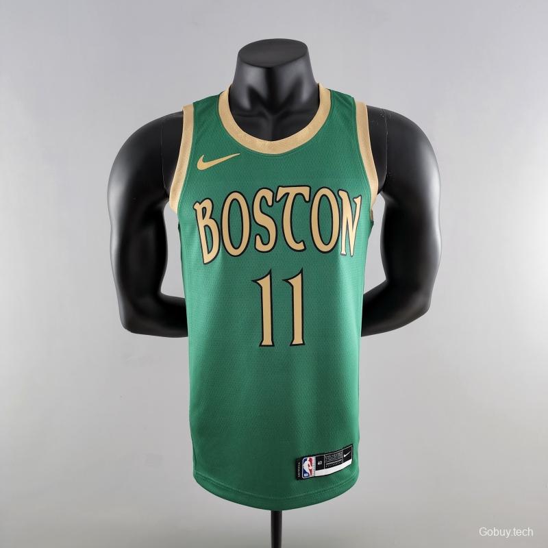 2020 IRVING #11 Boston Celtics City Edition Green NBA Jersey