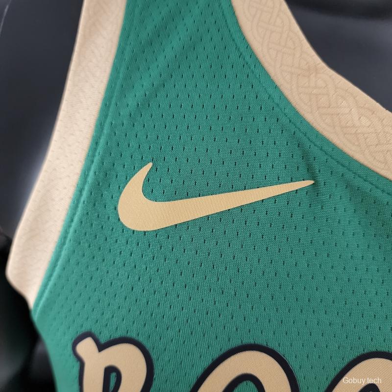 2020 Tatum #0 Boston Celtics City Edition Green NBA Jersey