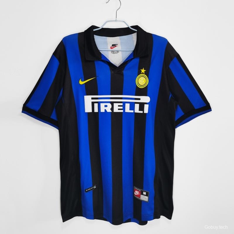 Retro 1998/99 Inter Milan Home Soccer Jersey