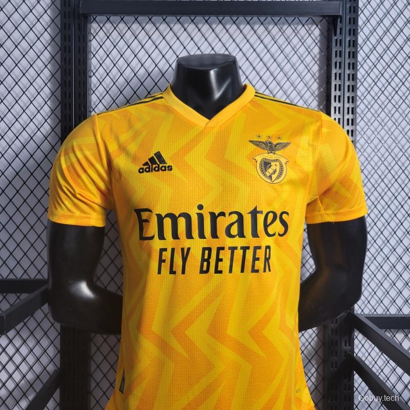 22/23 Player Benfica Away Soccer Jersey