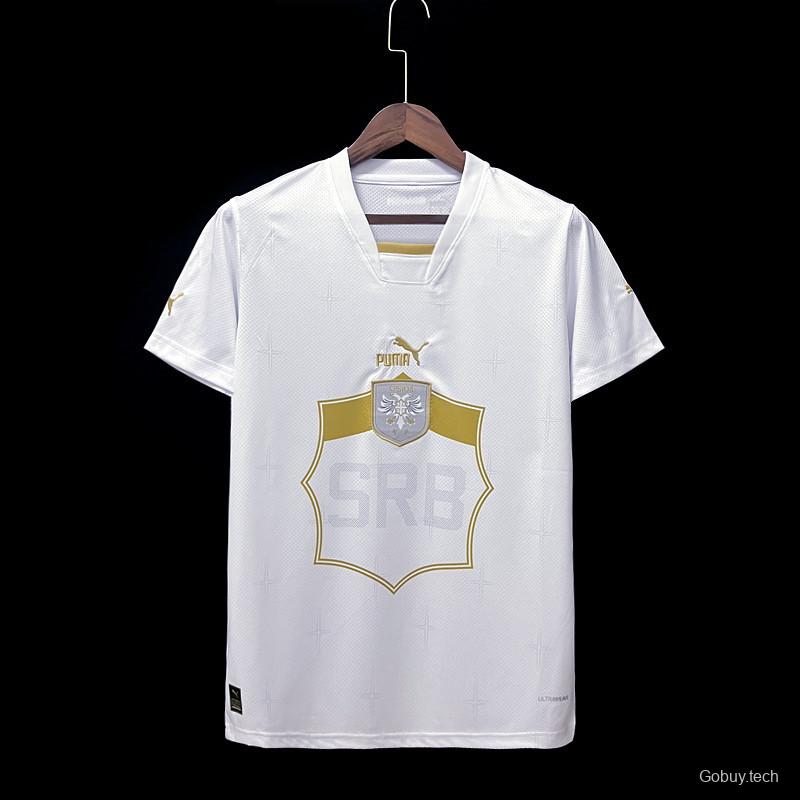 2022 Serbia Away White Jersey