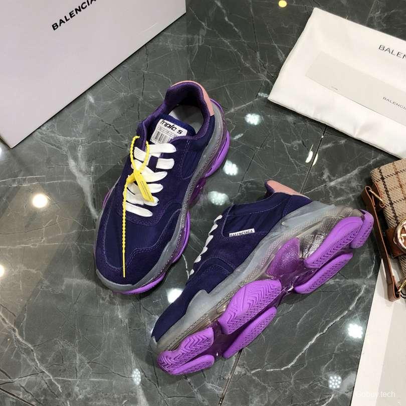 Men/Women Balenciaga Triple S Sneaker Purple