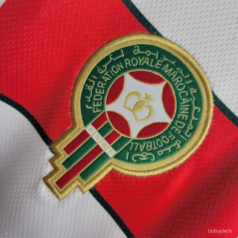 Retro 1998 Morocco Away Soccer Jersey