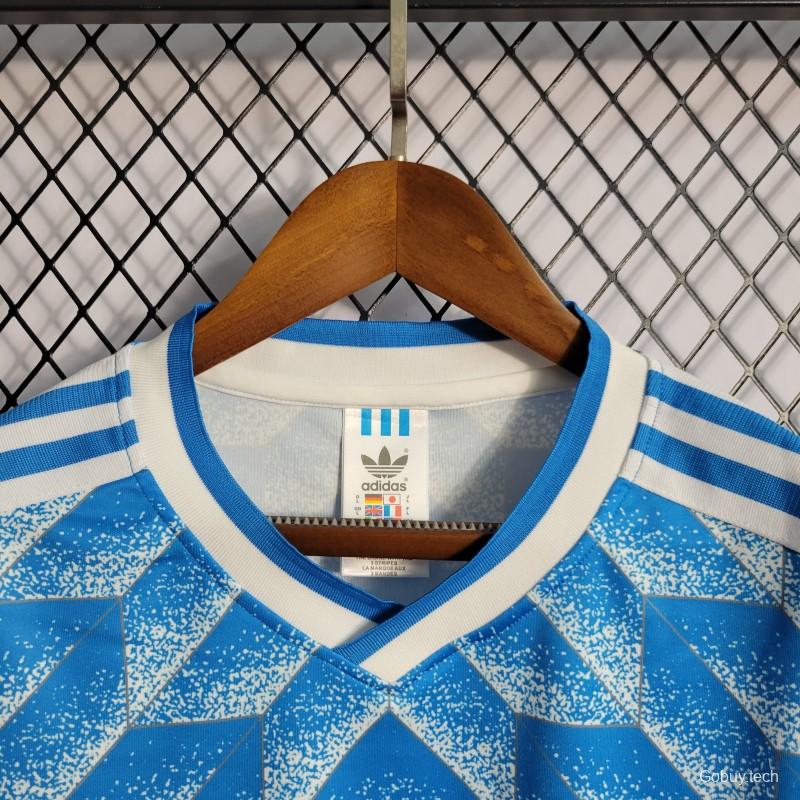 Retro 1988 Netherlands Away Blue Jersey