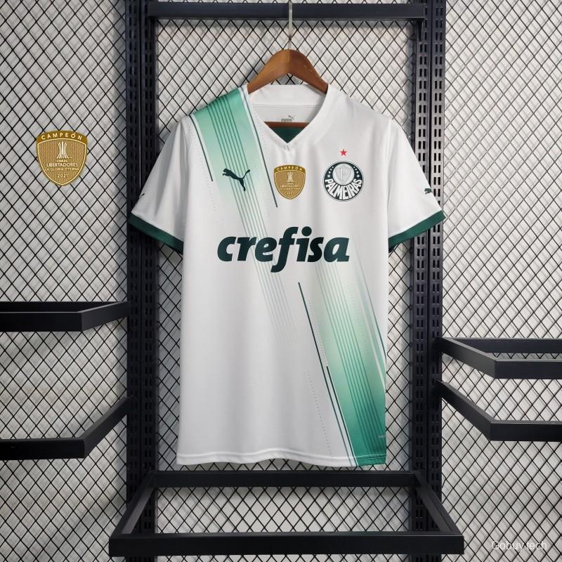 23/24 Palmeiras Away Jersey +With Full Sponsors+Patches