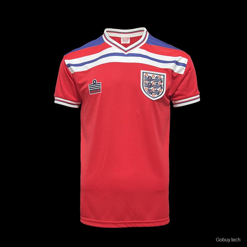 Retro 1982 England Away Soccer Jersey