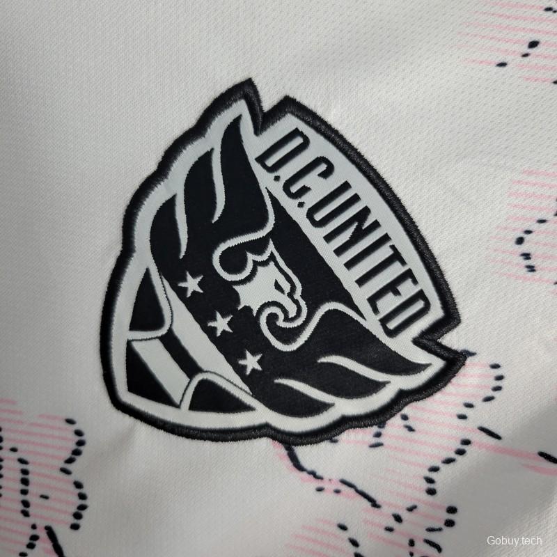 23/24 DC United White The Cherry Blossom Jersey