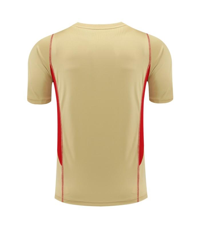 23-24 Sao Paulo Beige Short Sleeve Jersey+Shorts