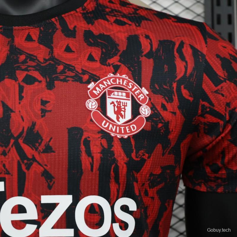 Player Version 23/24 Manchester United Red Training Jersey